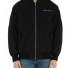 Uomo TOMMY JEANS | Giubbino Bomber Con Ricamo Logo Frontale Nero