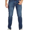 Uomo QB24 | Pantaloni Jeans Cinque Tasche Calco Slim Fit Blu