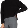 Donna EMME MARELLA | Maglia Girocollo Effetto Boucle Biro Nero