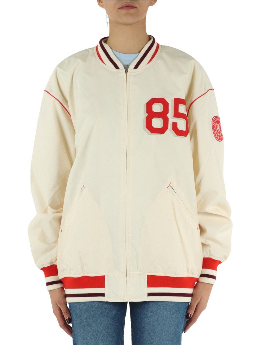 Donna TOMMY HILFIGER | Giacca Baseball Oversize Nude