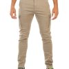 Uomo REPLAY | Pantalone Cargo Slim Fit Jaan Hyperflex In Denim Beige