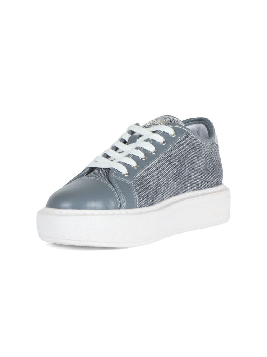 Donna LIU JO | Sneakers In Tessuto Ed Ecopelle Kylie 26 Grigio