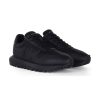 Uomo EMPORIO ARMANI | Sneakers In Tessuto Tecnico Ed Ecopelle Effetto Saffiano Nero