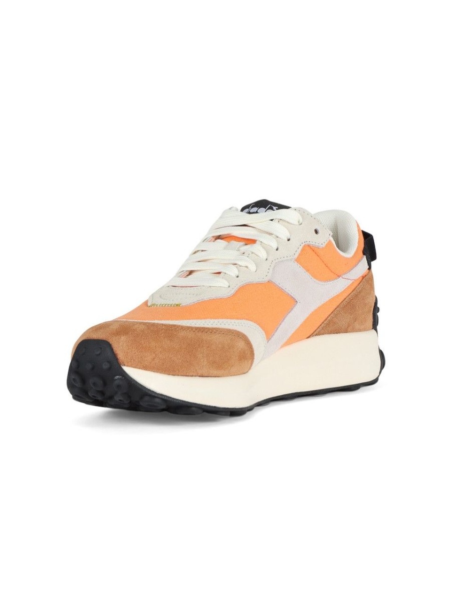 Uomo DIADORA | Sneakers Race Suede Sw Arancione