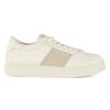 Uomo EMPORIO ARMANI | Sneakers In Pelle Con Scritta Logo Grigio