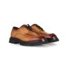 Uomo DOUCAL'S | Scarpe Stringate In Pelle Marrone Chiaro