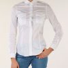 Donna NENETTE | Tous Les Jours: Camicia In Misto Cotone Fit Bianco