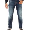 Uomo ANTONY MORATO | Pantalone Jeans Cinque Tasche Argon Slim Ankle Lenght Effetto Vintage Blu