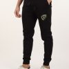 Uomo LAMBORGHINI | Pantalone Sportivo In Misto Cotone Nero