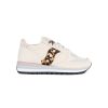 Donna SAUCONY | Sneakers Jazz Triple In Pelle E Tessuto Beige