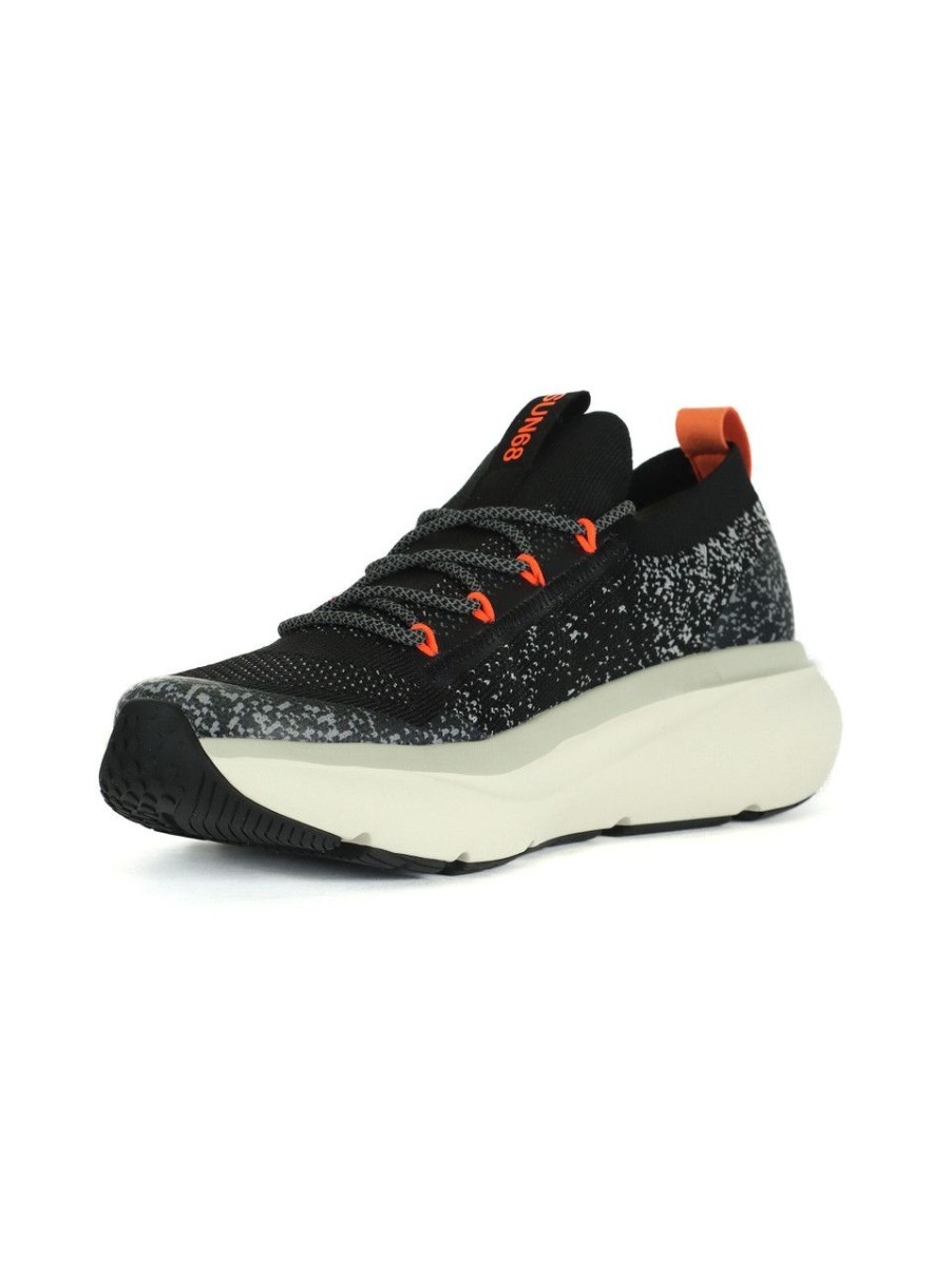 Donna SUN68 | Sneakers In Tessuto Jupiter Knit Nero