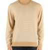 Uomo TOMMY HILFIGER | Maglia Girocollo In Cotone E Lyocell Beige