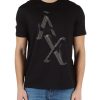 Uomo ARMANI EXCHANGE | T-Shirt Regular Fit In Cotone Pima Nero