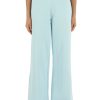 Donna CALVIN KLEIN JEANS | Pantalone Sportivo Gamba Larga In Misto Cotone Celeste