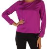 Donna EMME MARELLA | Blusa In Tessuto Satinato Stretch Berard Viola