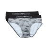 Uomo EMPORIO ARMANI | Il Set Comprende Due Paia Di Slip In Cotone Stretch Nero