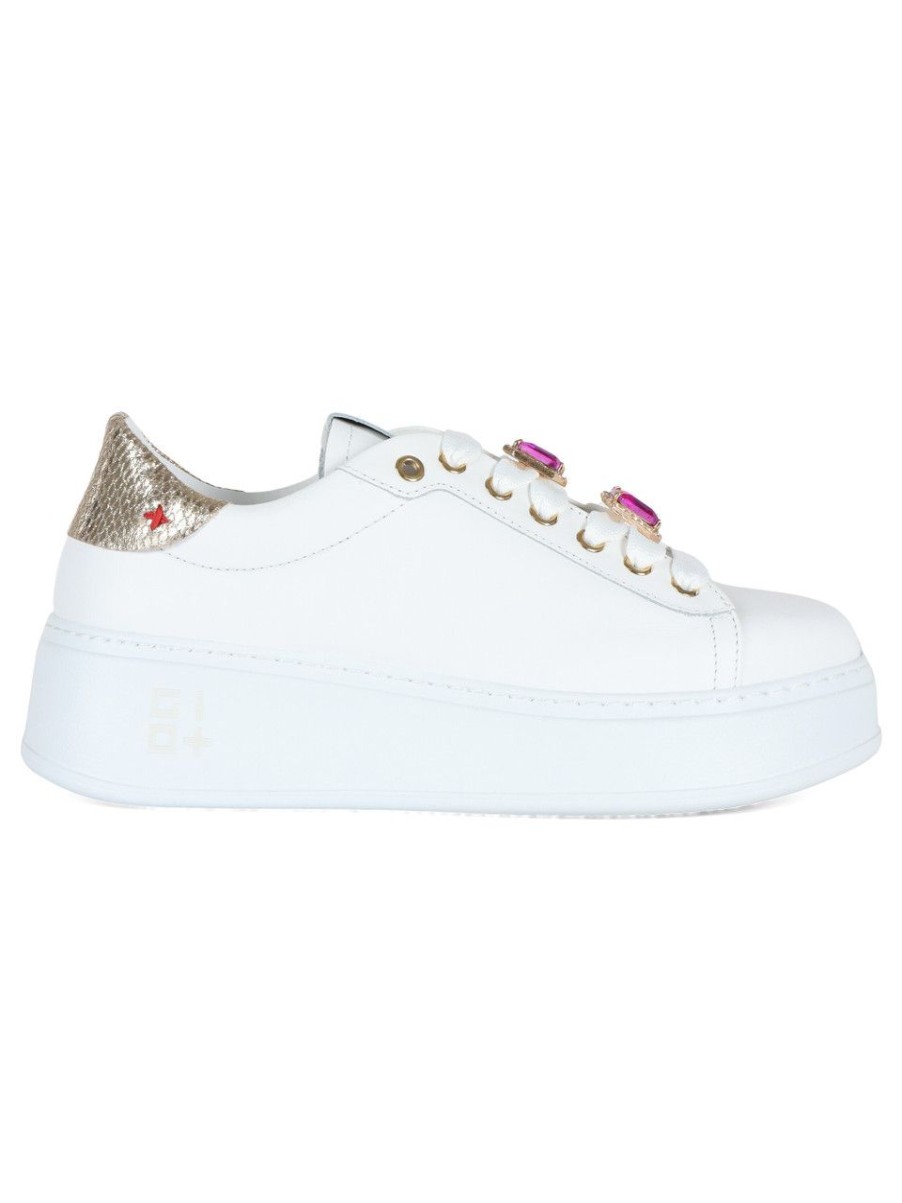 Donna GIO+ | Sneakers In Pelle Pia38Bi Granchio Bianco