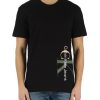 Uomo CALVIN KLEIN JEANS | T-Shirt In Cotone Con Ricamo Logo Frontale Nero