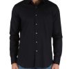 Uomo GHIRARDELLI | Camicia In Cotone Stretch Nero