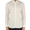 Uomo MICHAEL MICHAEL KORS | Camicia In Cotone Slim Fit Con Ricamo Logo Bianco