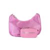 Donna JUICY COUTURE | Borsa Hobo Hazel Small Con Strass Rosa