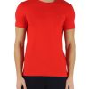 Uomo TOMMY HILFIGER | T-Shirt In Cotone Stretch Extra Slim Fit Rosso