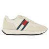 Uomo TOMMY JEANS | Sneakers In Pelle Modern Runner Bianco