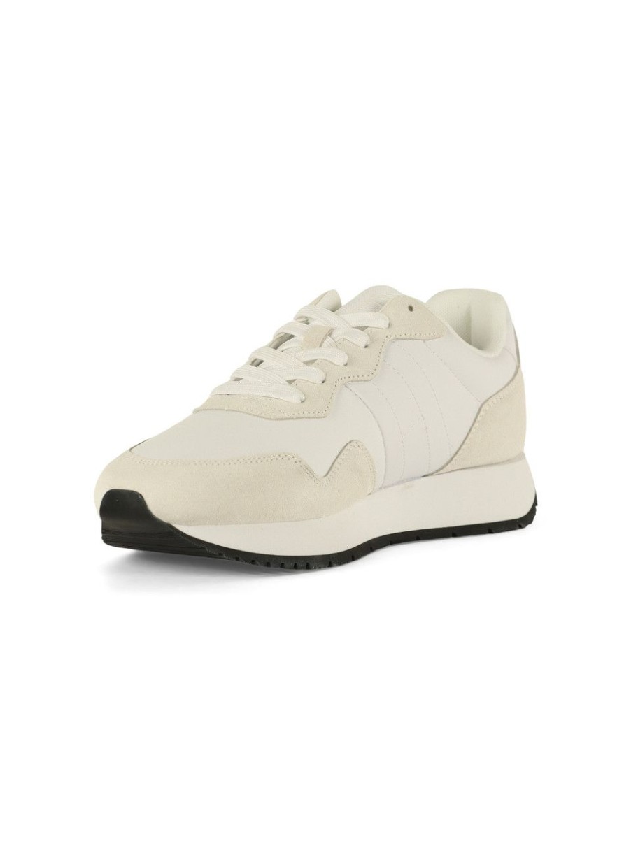 Uomo TOMMY JEANS | Sneakers In Pelle Modern Runner Bianco