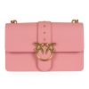 Donna PINKO | Borsa A Tracolla In Pelle Love One Classic Cl. Rosa