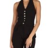 Donna MARCIANO GUESS | Gilet Top In Misto Viscosa Nero