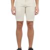 Uomo QB24 | Bermuda In Cotone Stretch Ber Slim Fit Beige