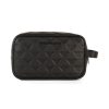 Uomo EMPORIO ARMANI | Beauty Case In Pelle Con Logo Impresso Nero