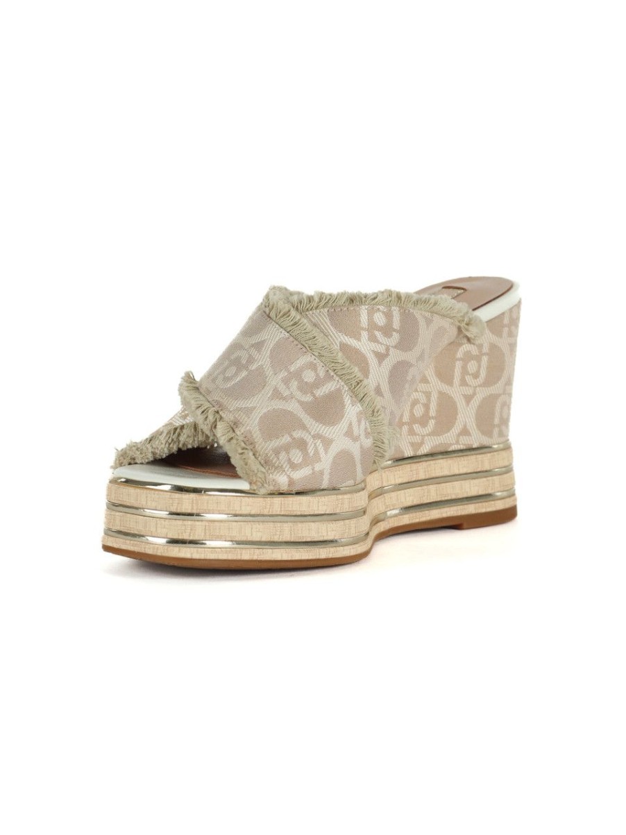 Donna LIU JO | Sandali Con Zeppa Karen 03 Beige