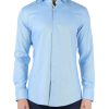 Uomo BOSS | Camicia Slim Easy Iron In Cotone Stretch Celeste