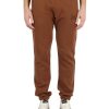 Uomo REPLAY | Pantalone Sportivo In Cotone Garzato Icon Selection Marrone Chiaro