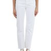 Donna REPLAY | Pantalone Jeans Cinque Tasche Maijke Straight Crop Bianco