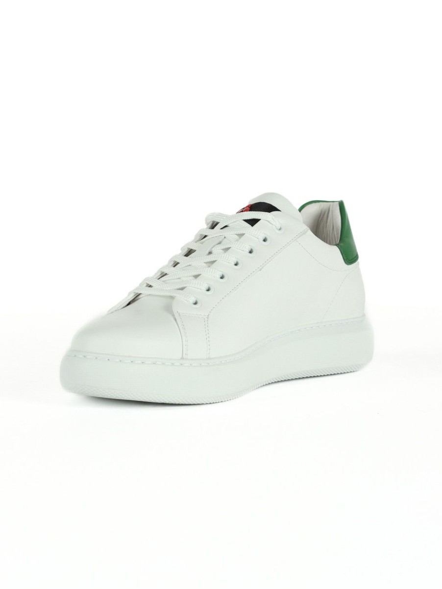 Uomo PEUTEREY | Sneakers In Pelle Helica 02 Verde