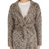 Donna MARKUP | Cardigan Con Cintura Effetto Boucle Beige