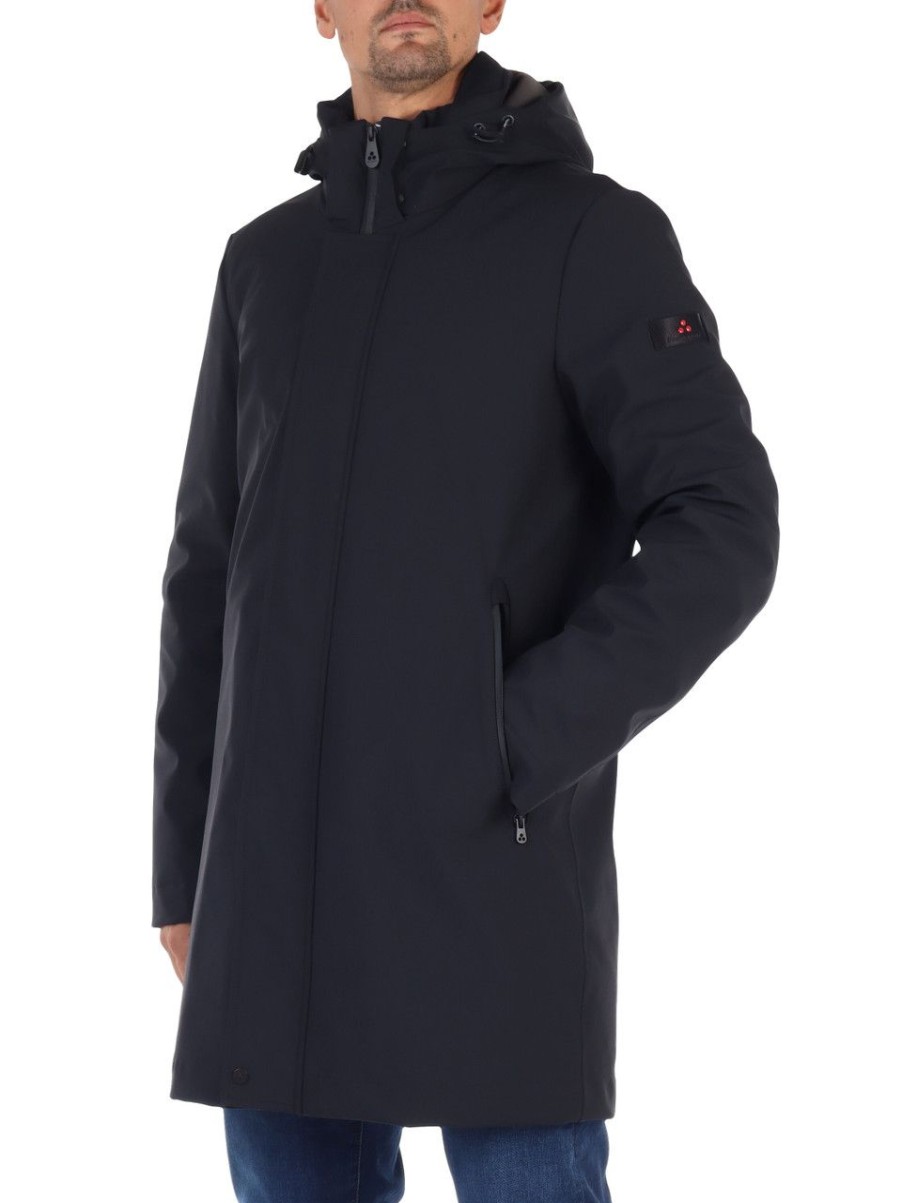 Uomo PEUTEREY | Giaccone Water Repellent Albali Kp 01 Primaloft Insulation Nero