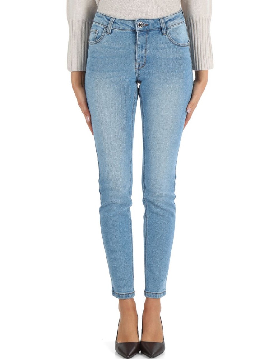 Donna RICHMOND | Richmond X: Pantalone Jeans Aisha Push-Up Fit Blu Chiaro