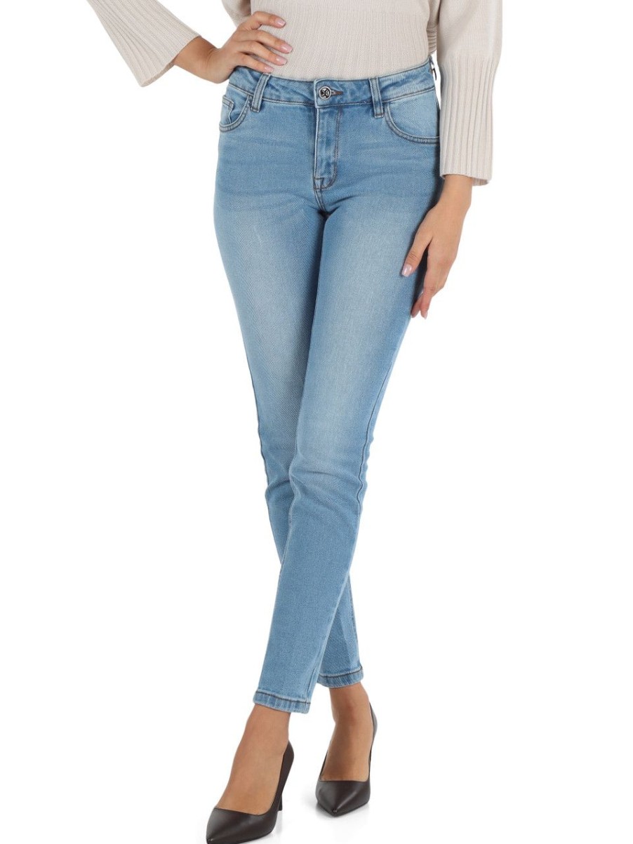 Donna RICHMOND | Richmond X: Pantalone Jeans Aisha Push-Up Fit Blu Chiaro