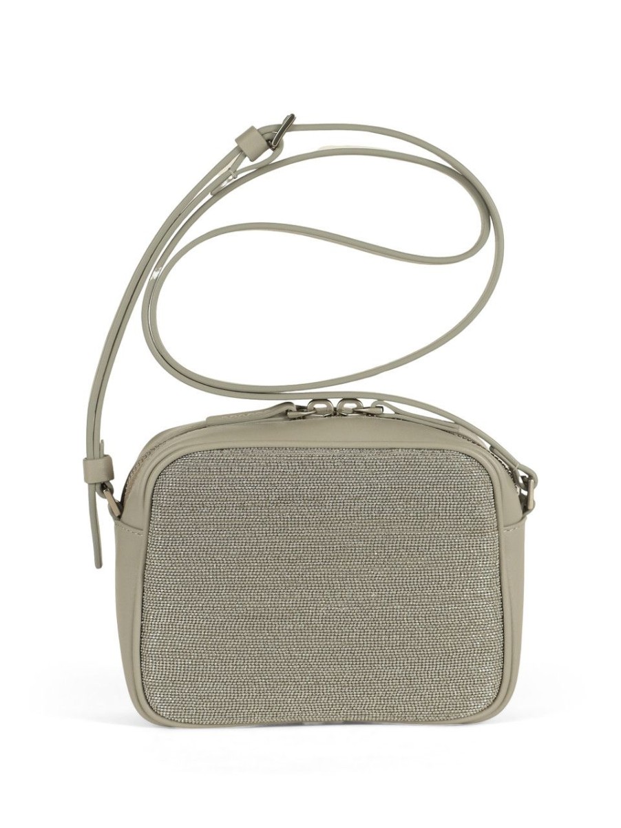 Donna FABIANA FILIPPI | Camera Bag In Pelle Grigio