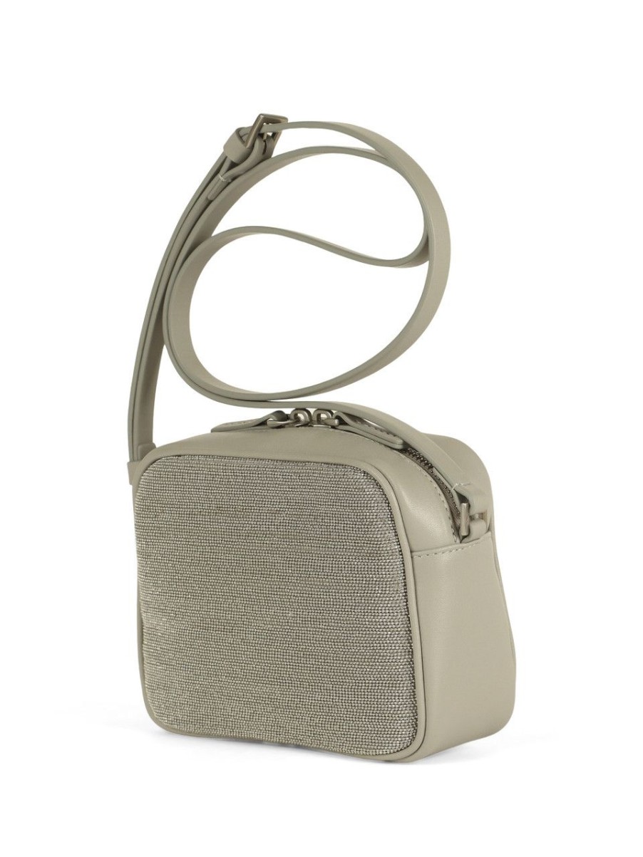 Donna FABIANA FILIPPI | Camera Bag In Pelle Grigio