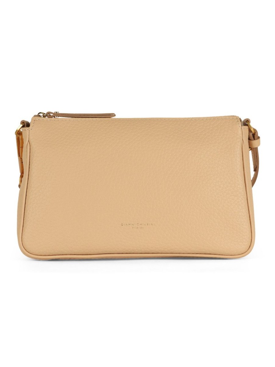 Donna GIANNI CHIARINI | Borsa A Mano In Pelle Bubble Brooke Nude