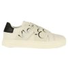 Donna CALVIN KLEIN JEANS | Sneakers Slip On In Pelle Con Scritta Logo Bianco