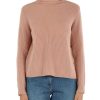 Donna ELENA MIRÒ | Maglia Collo Alto In Misto Lana E Cashmere Beige