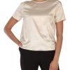 Donna MARKUP | Blusa In Satin Stretch Beige