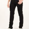 Uomo JUST CAVALLI | Pantalone Jeans Cinque Tasche Con Dettaglio Strappi Nero