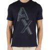 Uomo ARMANI EXCHANGE | T-Shirt Regular Fit In Cotone Pima Blu