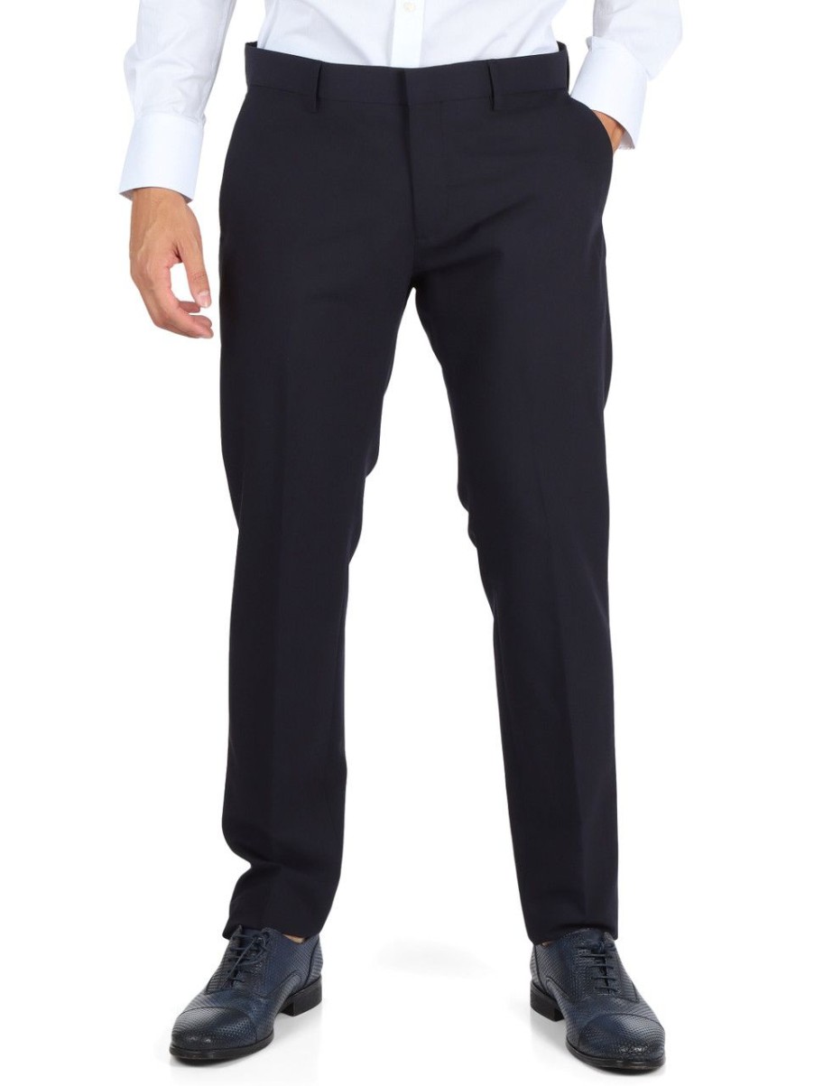 Uomo ANTONY MORATO | Pantalone In Misto Viscosa Bonnie Slim Fit Blu Scuro